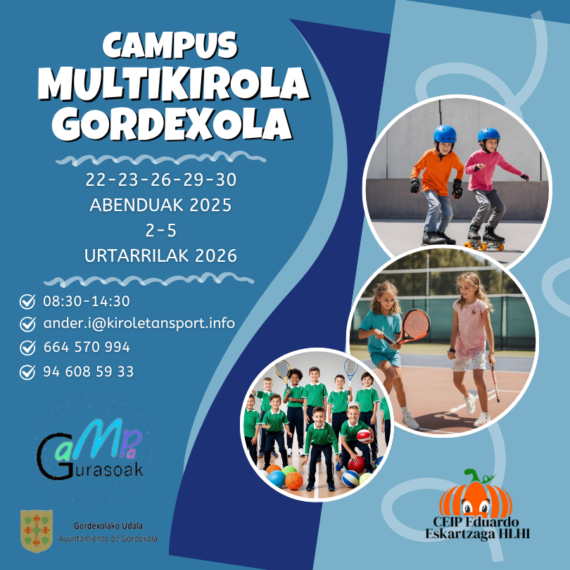 Campus Gordexola Multikirola Gabonak 2025